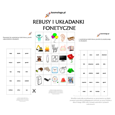 REBUSY I UKŁADANKI 