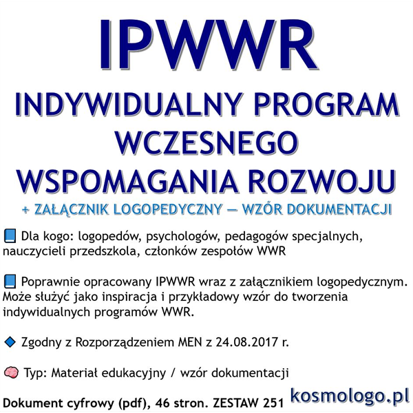 Indywidualny Program Wczesnego Wspomagania Rozwoju